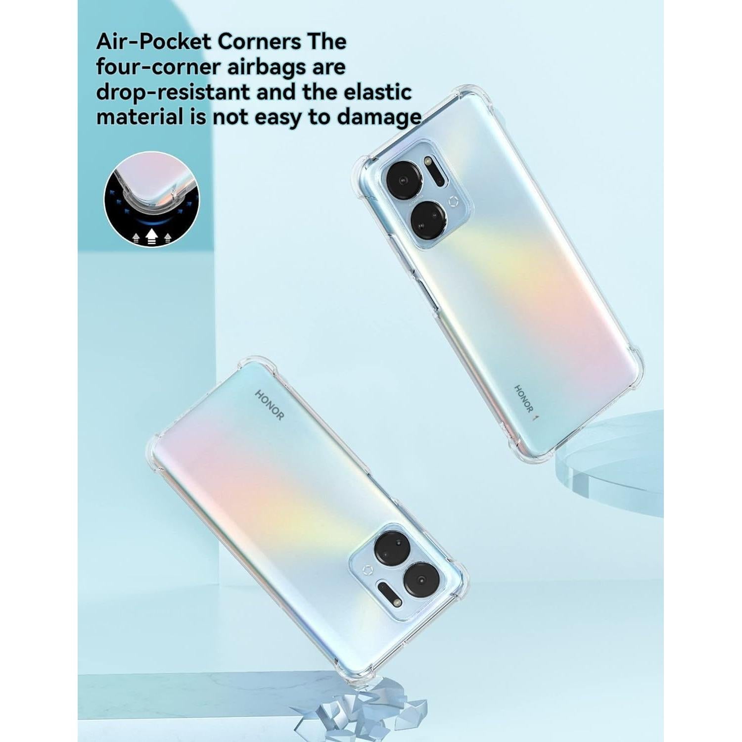 Funda TPU Transparente USTIYA para Honor X7A - Protección Suave