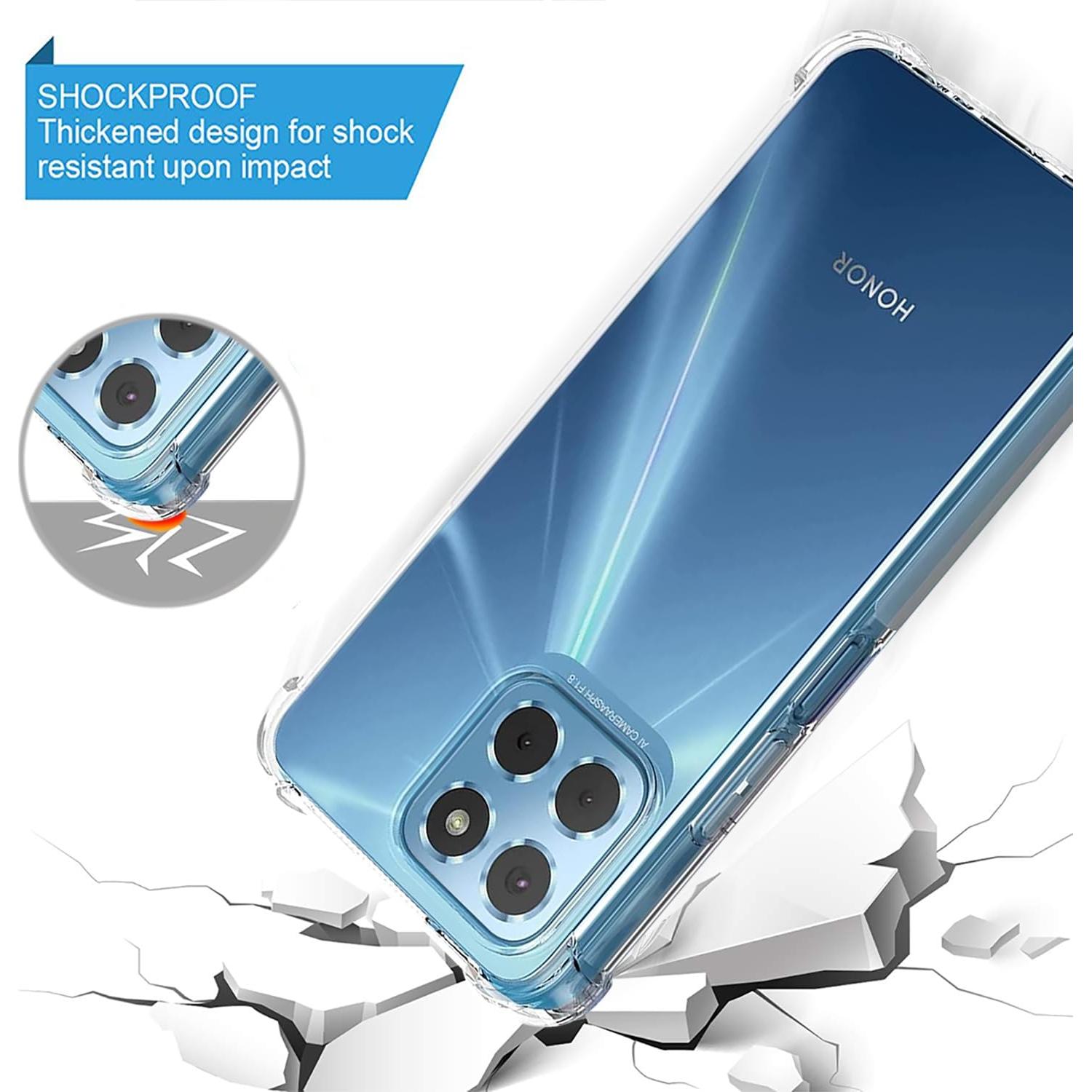 Funda protectora TPU transparente Honor X8 5G / X6 5G / X6S