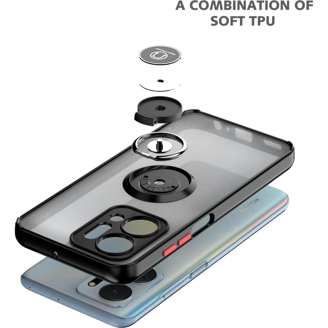 Funda Bumper QUIETIP para Honor X7a con Protector de Pantalla