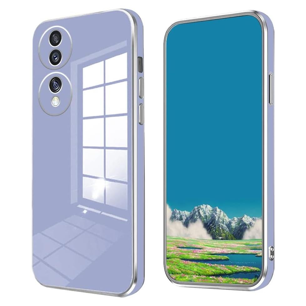 Funda Silicona TPU Honor 70 Antichoque Rosa Plating