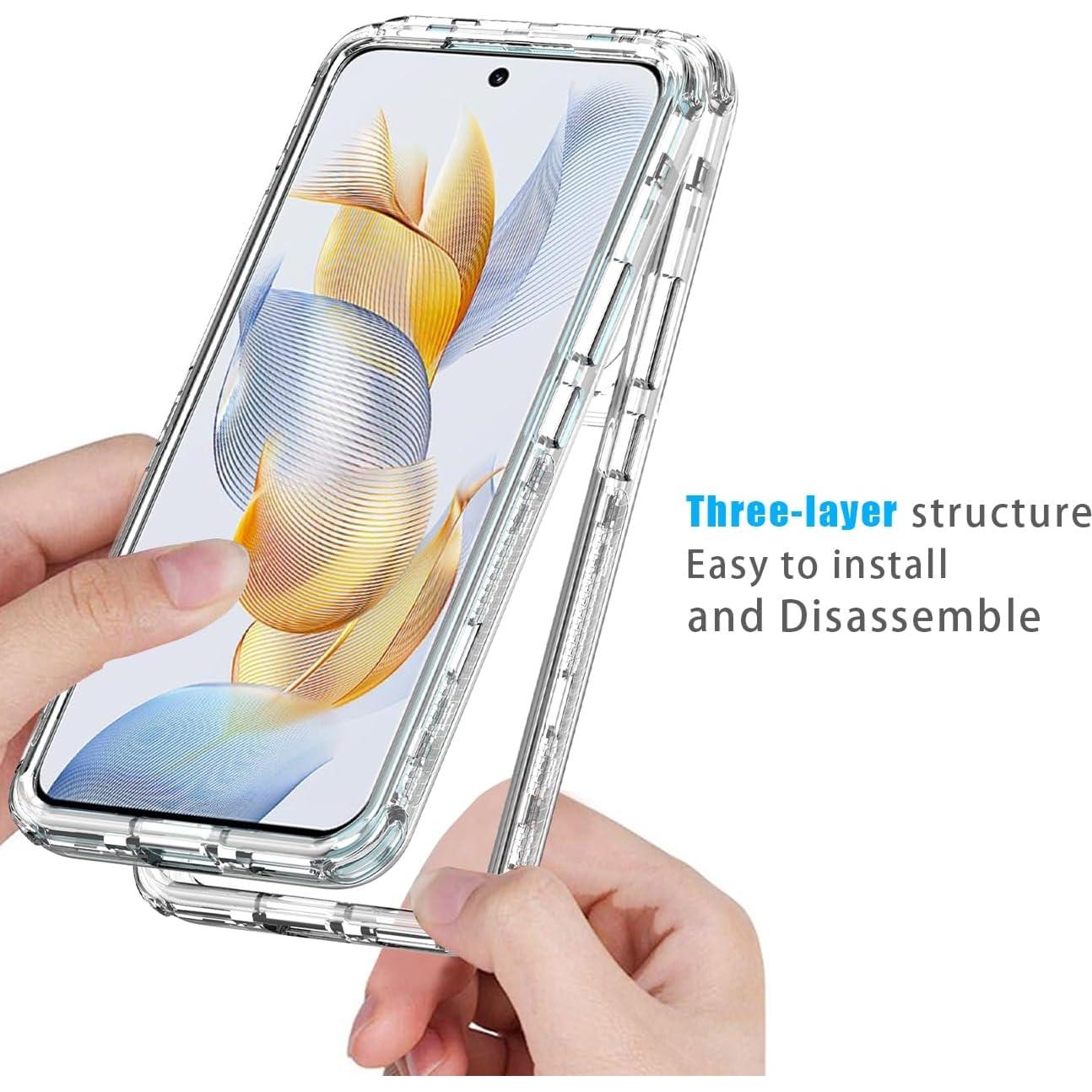 Funda Protectora 3 Capas Honor 90 5G Transparente con Protector