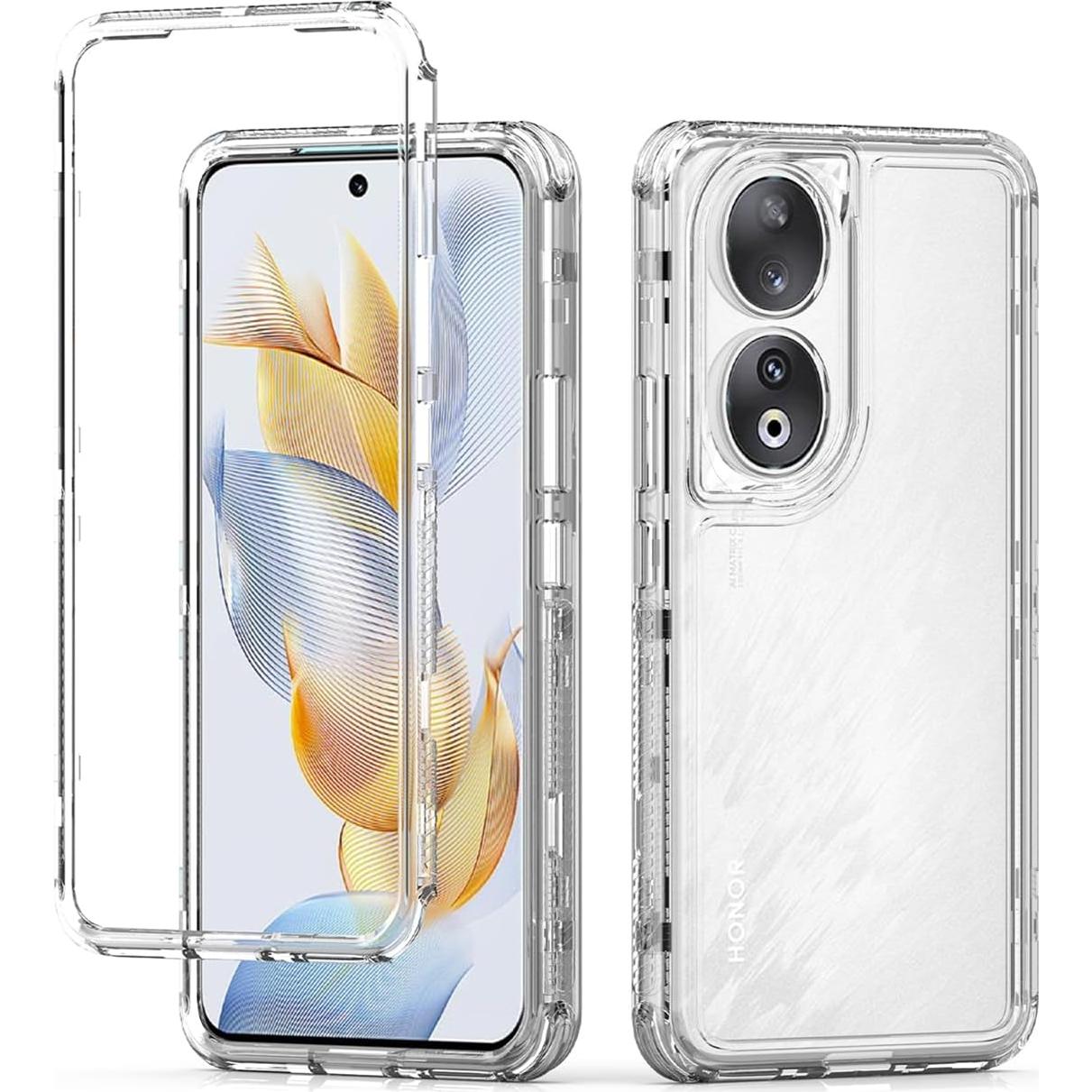 Funda Protectora 3 Capas Honor 90 5G Transparente con Protector