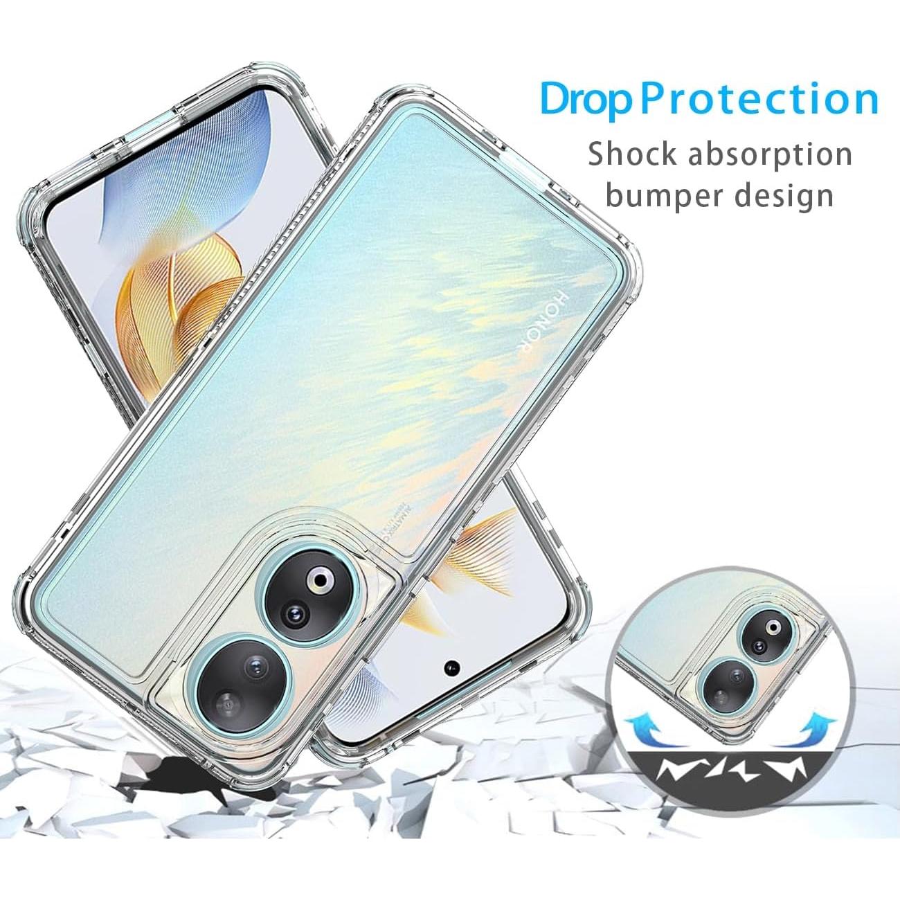 Funda Protectora 3 Capas Honor 90 5G Transparente con Protector