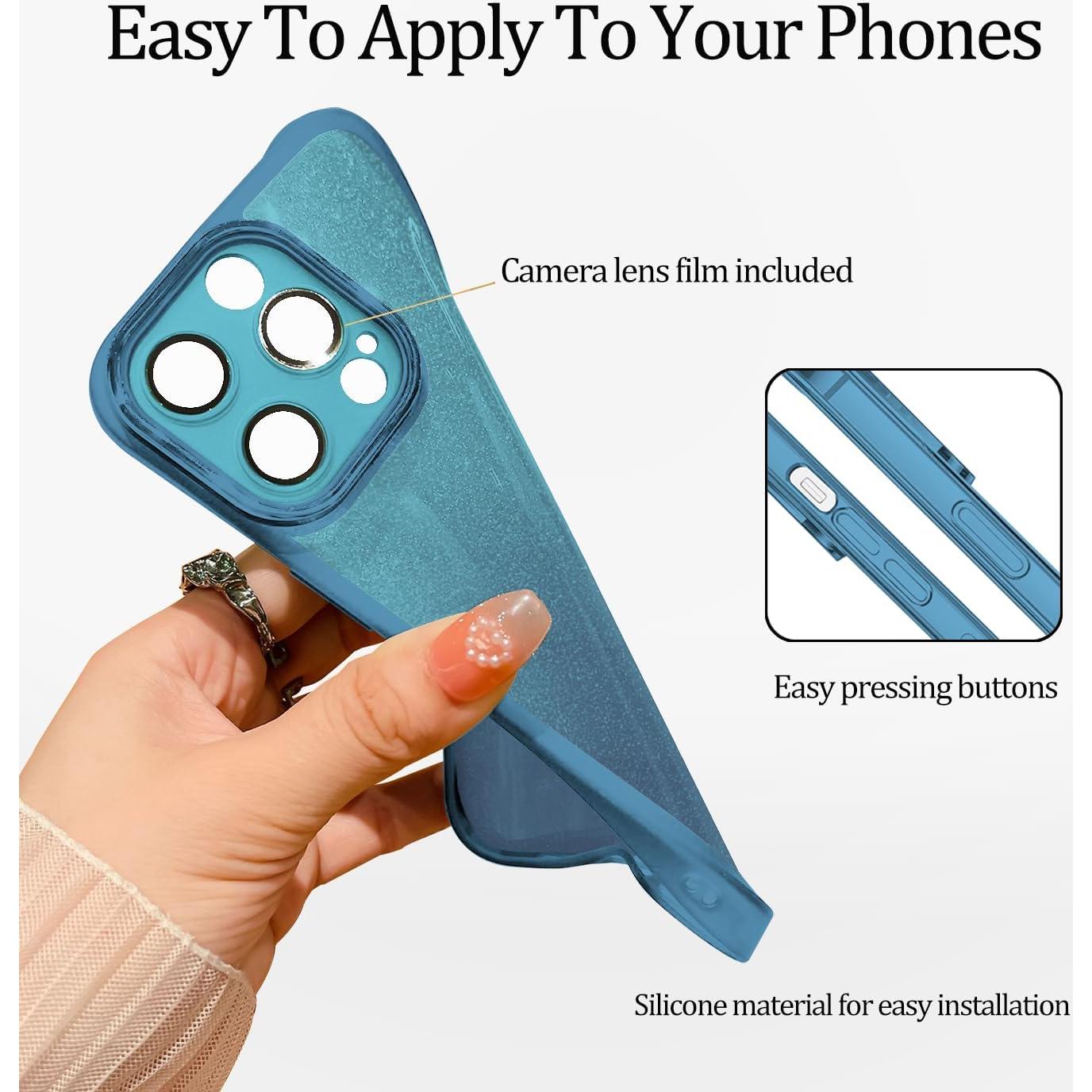 Funda Honor X6 Brillante a Prueba de Golpes Wousunly Azul