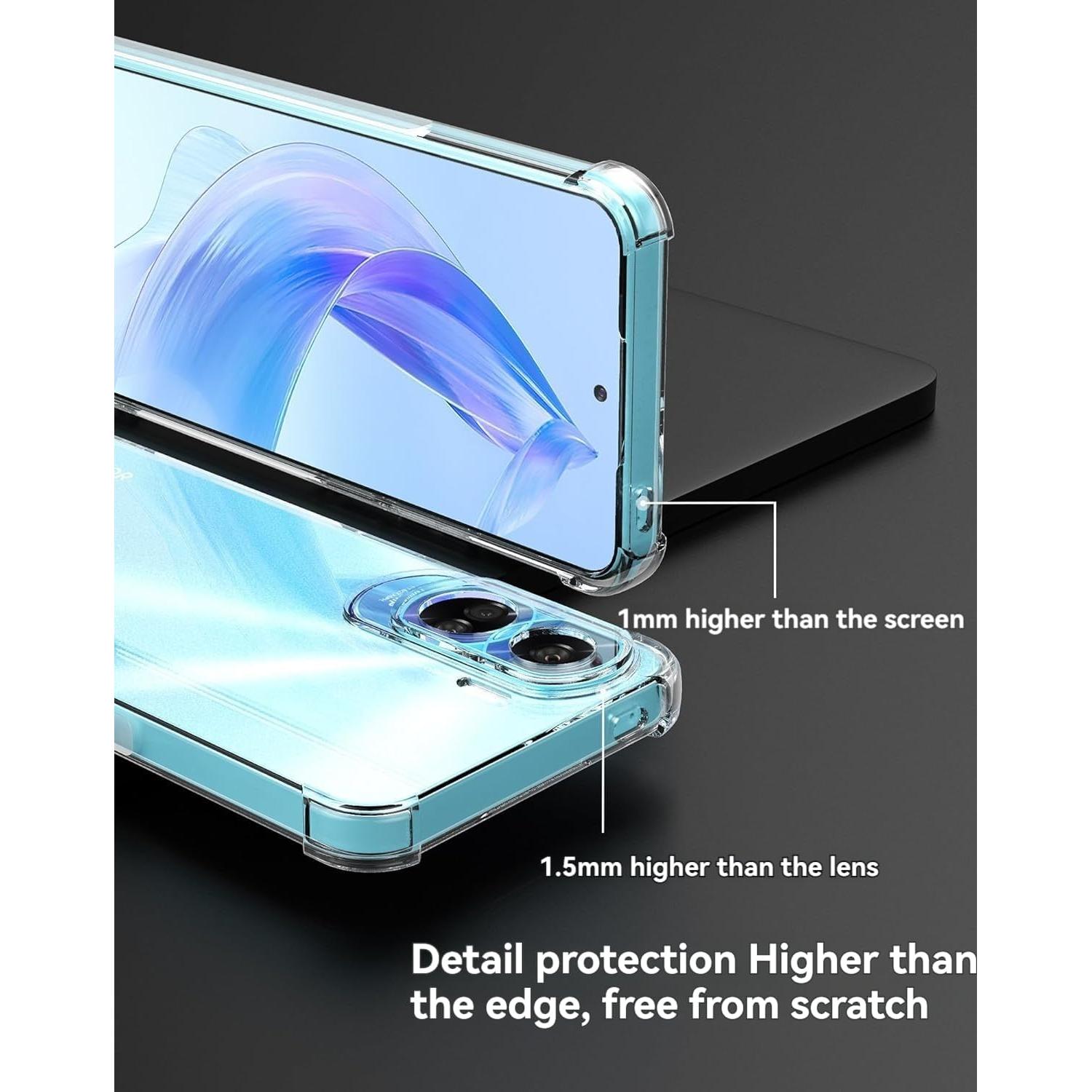 Funda TPU Transparente USTIYA para Honor 90 Lite - Protección Impactos