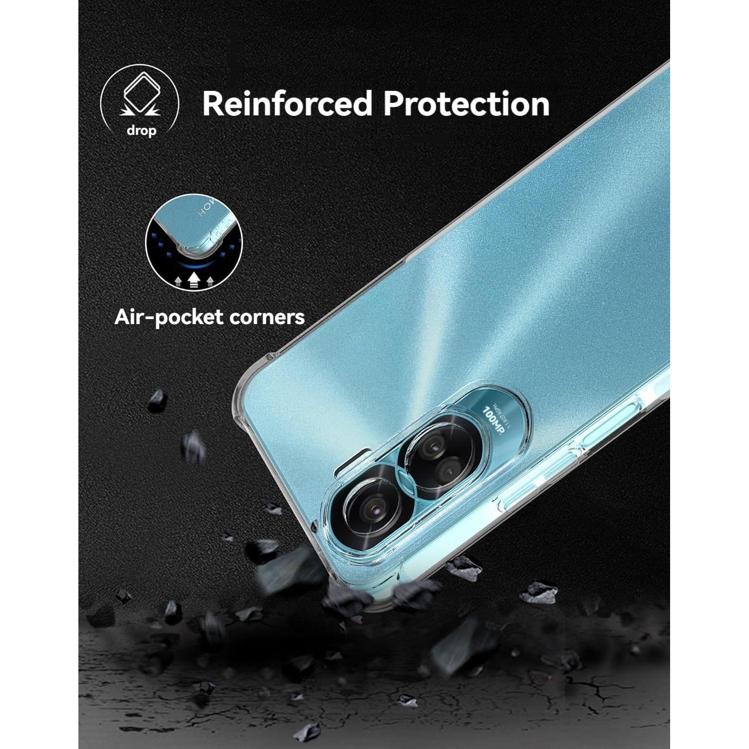 Funda TPU Transparente USTIYA para Honor 90 Lite - Protección Impactos