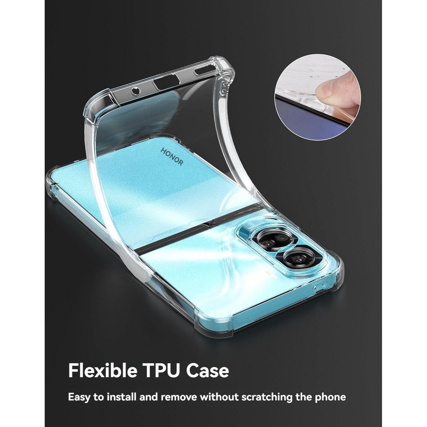 Funda TPU Transparente USTIYA para Honor 90 Lite - Protección Impactos