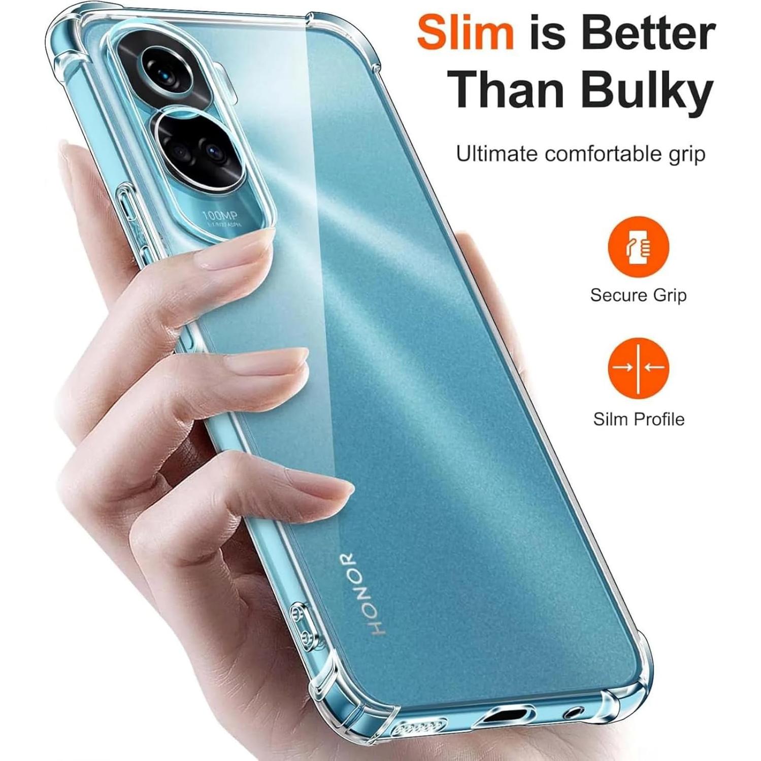 Funda TPU Transparente USTIYA para Honor 90 Lite - Protección Impactos