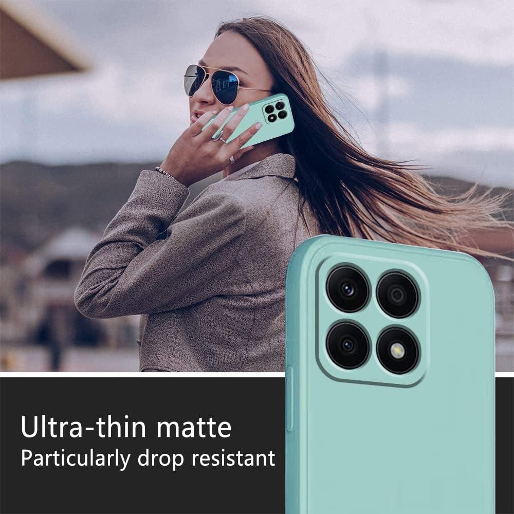 Funda de Silicona Honor X8a Antichoque Azul Suave 49.9g