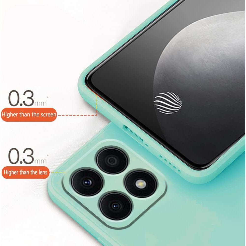 Funda de Silicona Honor X8a Antichoque Azul Suave 49.9g