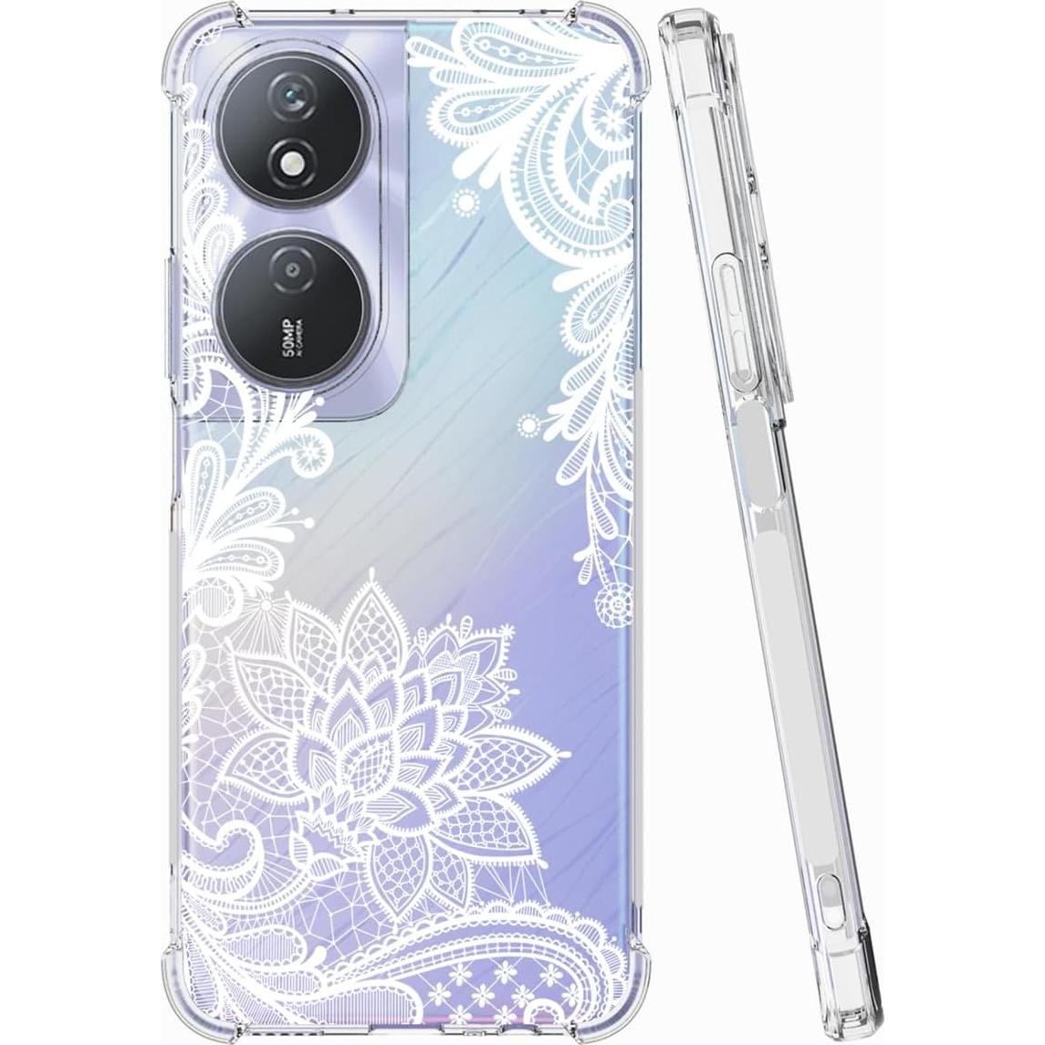 Funda Honor X7B 5G Mandala TPU Transparente para Niñas