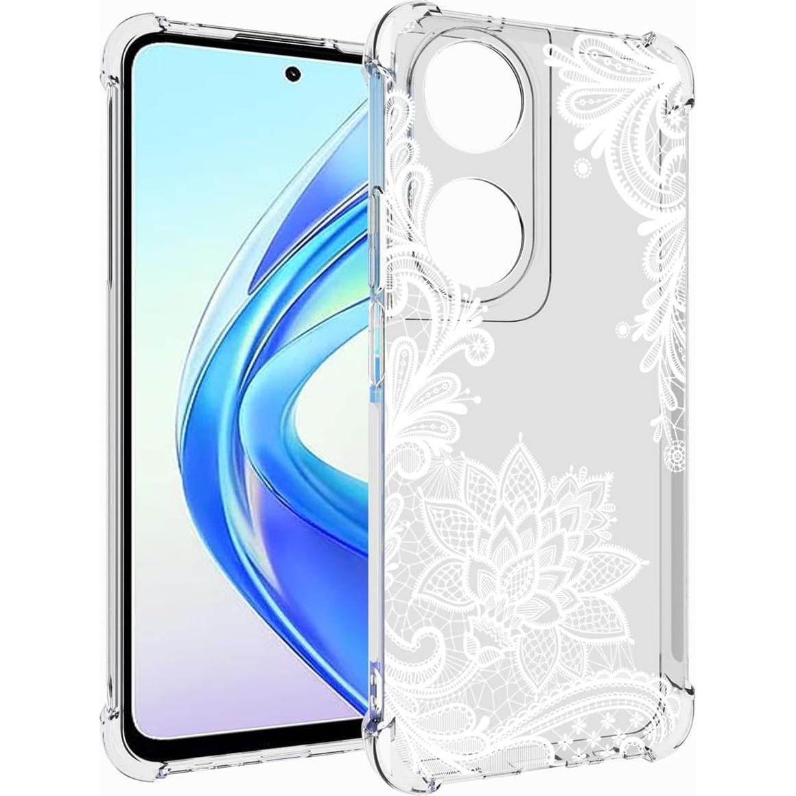 Funda Honor X7B 5G Mandala TPU Transparente para Niñas