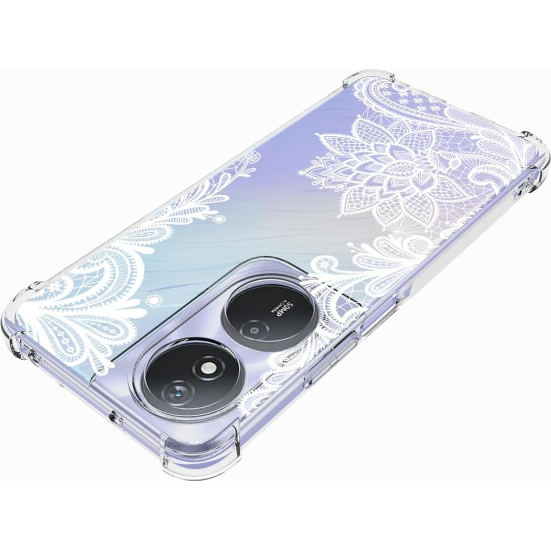 Funda Honor X7B 5G Mandala TPU Transparente para Niñas