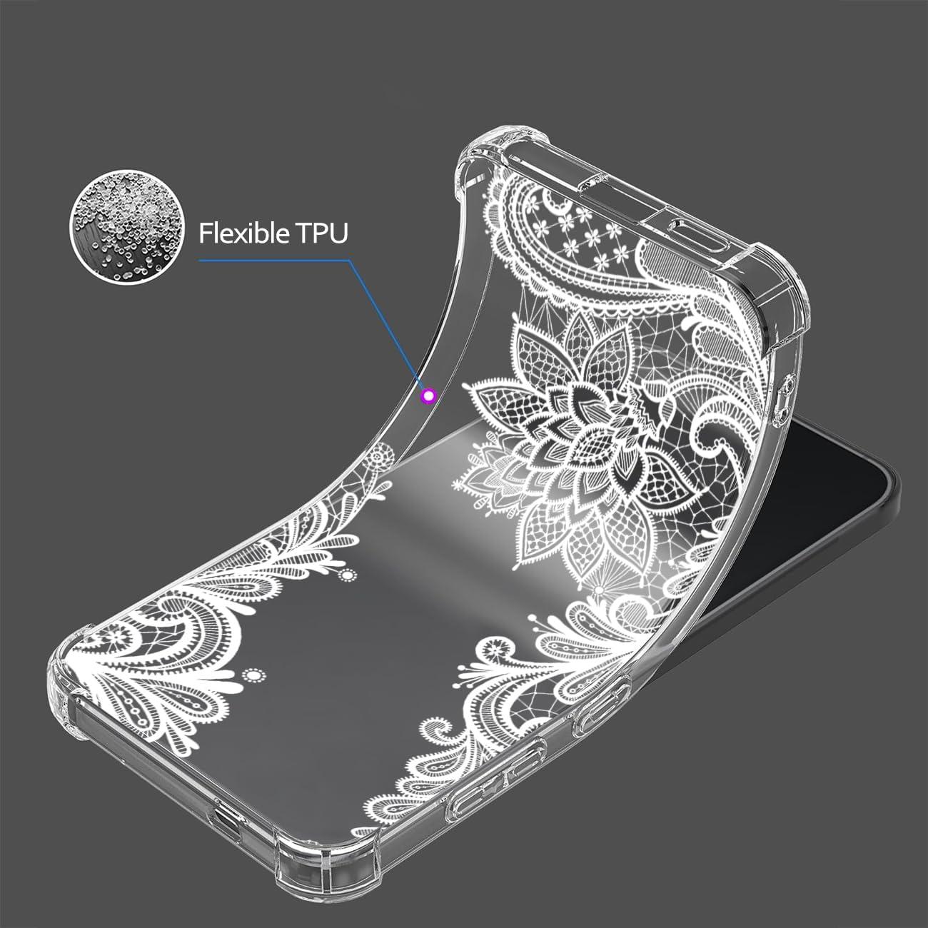 Funda Honor X7B 5G Mandala TPU Transparente para Niñas