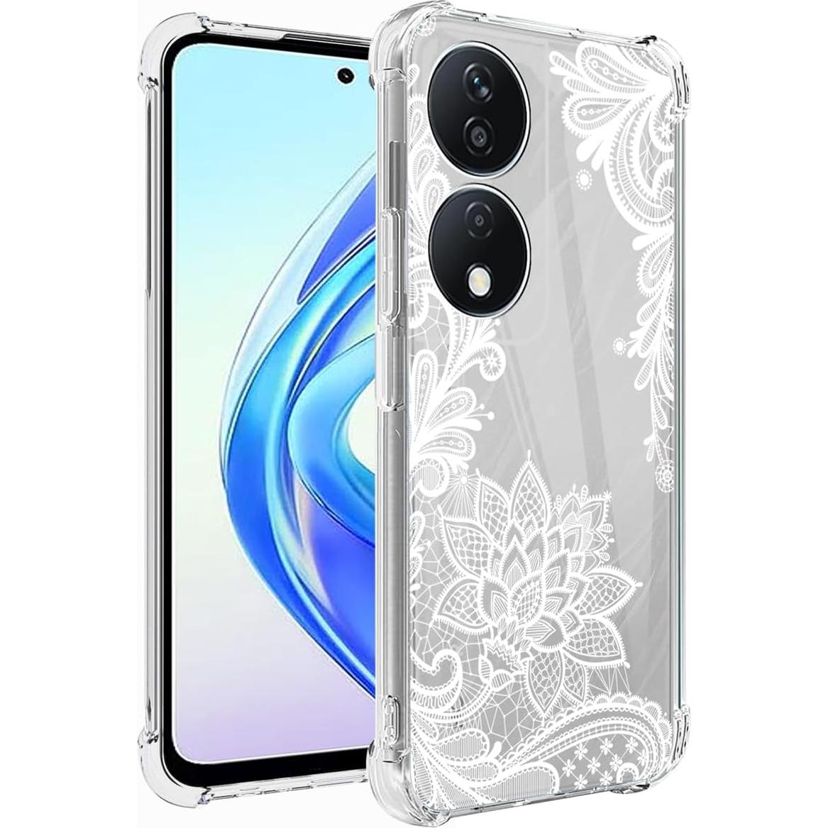 Funda Honor X7B 5G Mandala TPU Transparente para Niñas