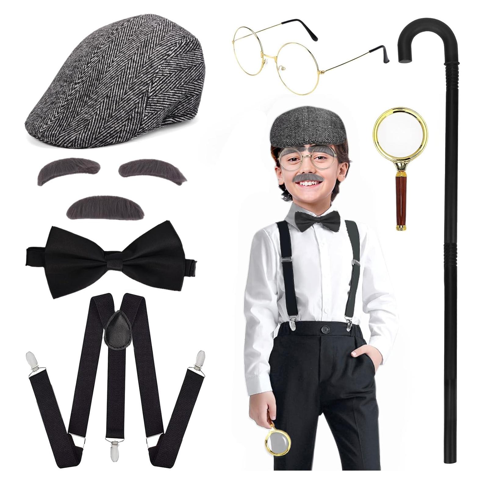 Disfraz de Viejo FAYBOX para Niños y Adultos - Peaky Blinders