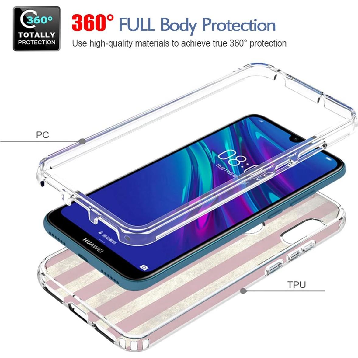 Funda Protectora Huawei Y6 2019 con Protector de Pantalla