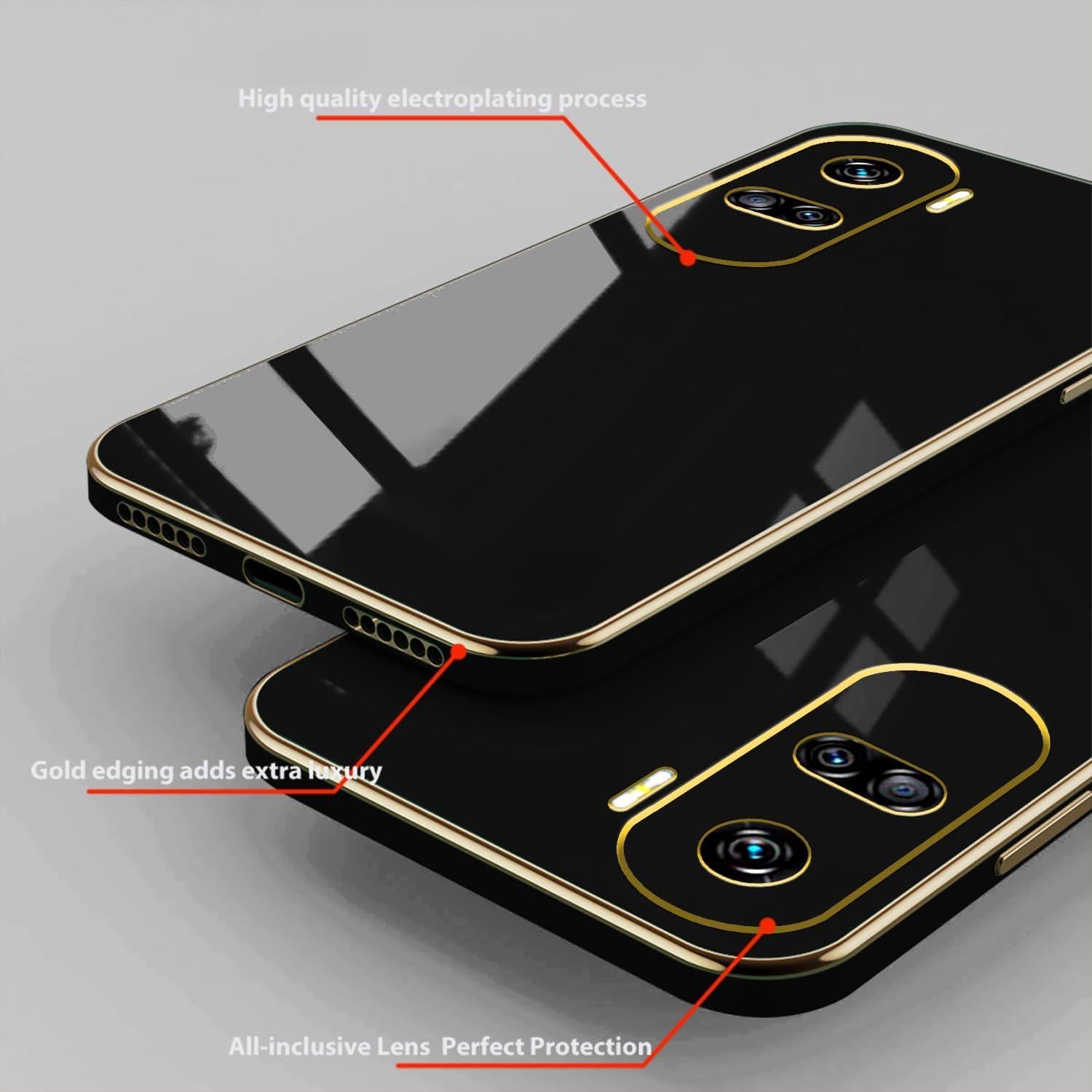 Funda Silicona TPU Honor 90 Lite Negra a Prueba de Golpes