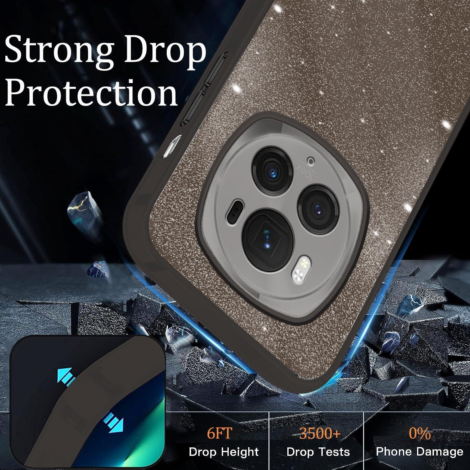 Funda Honor Magic 6 Pro Brillante a Prueba de Golpes TPU PC