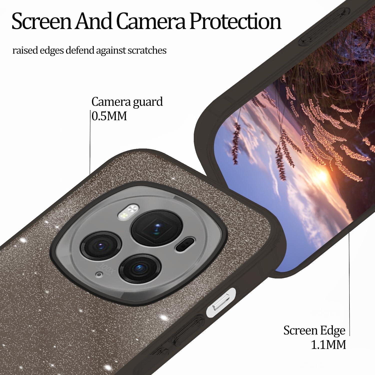 Funda Honor Magic 6 Pro Brillante a Prueba de Golpes TPU PC