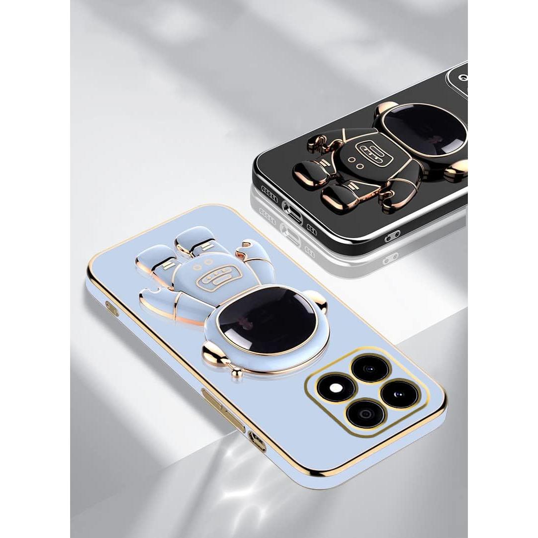 Funda Honor X8B con Soporte Oculto Astronauta Azul