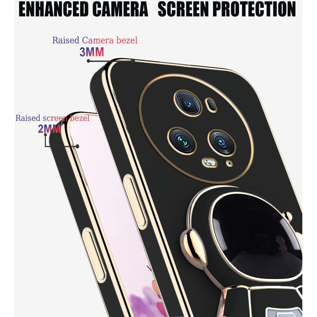 Funda Honor Magic 5 Pro Silicona TPU A Prueba de Golpes Negro