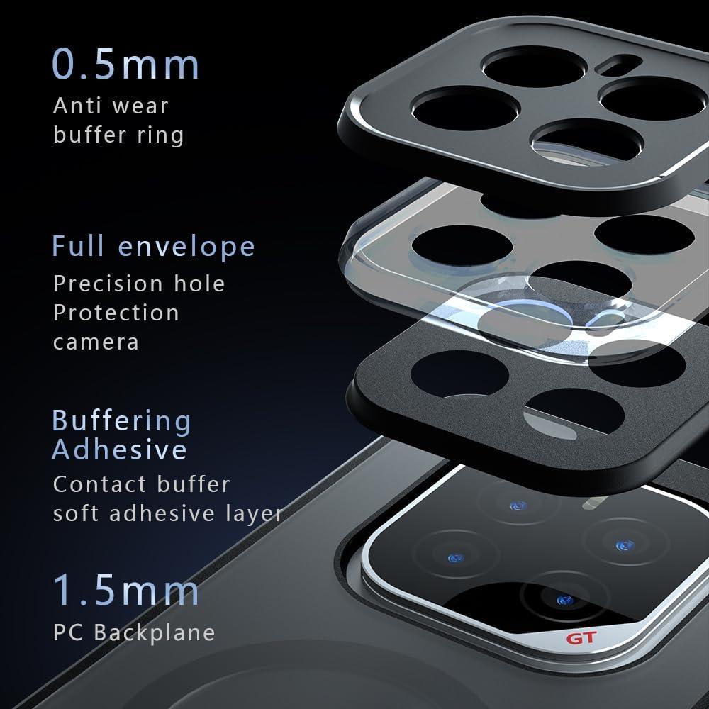 Funda Magnética Honor GT Pro Negra Mate a Prueba de Golpes