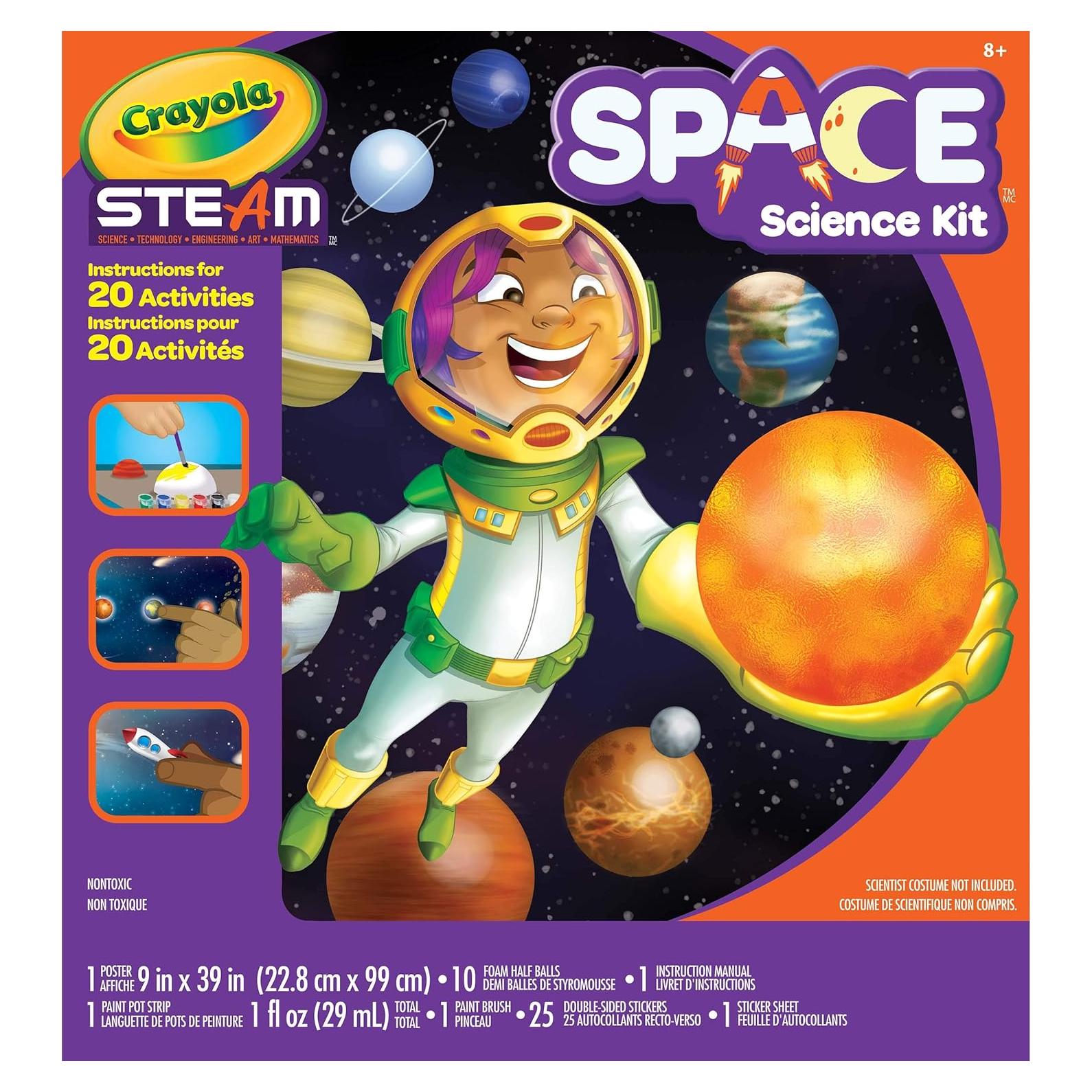 Kit de Ciencia Espacial Crayola - Sistema Solar Educativo