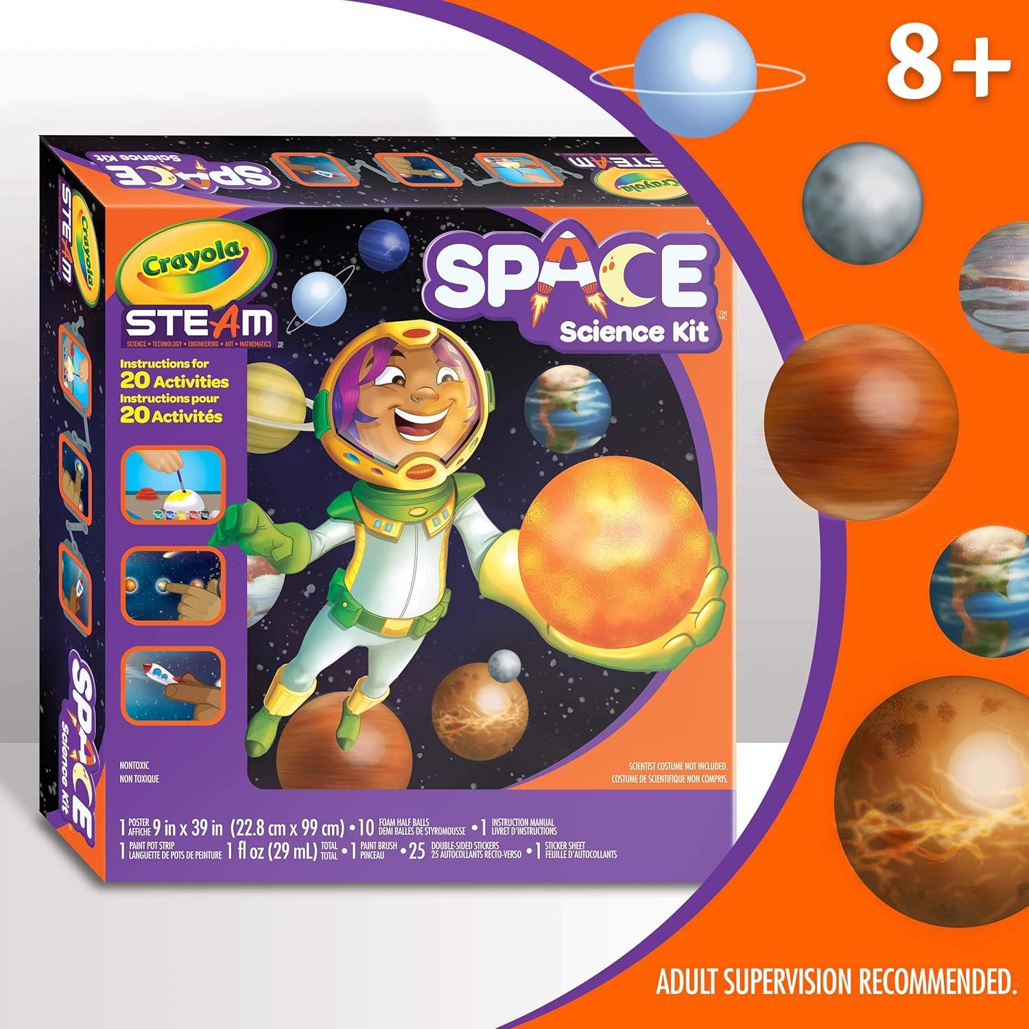 Kit de Ciencia Espacial Crayola - Sistema Solar Educativo
