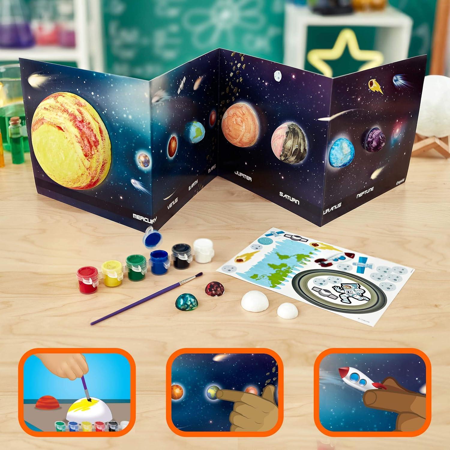 Kit de Ciencia Espacial Crayola - Sistema Solar Educativo