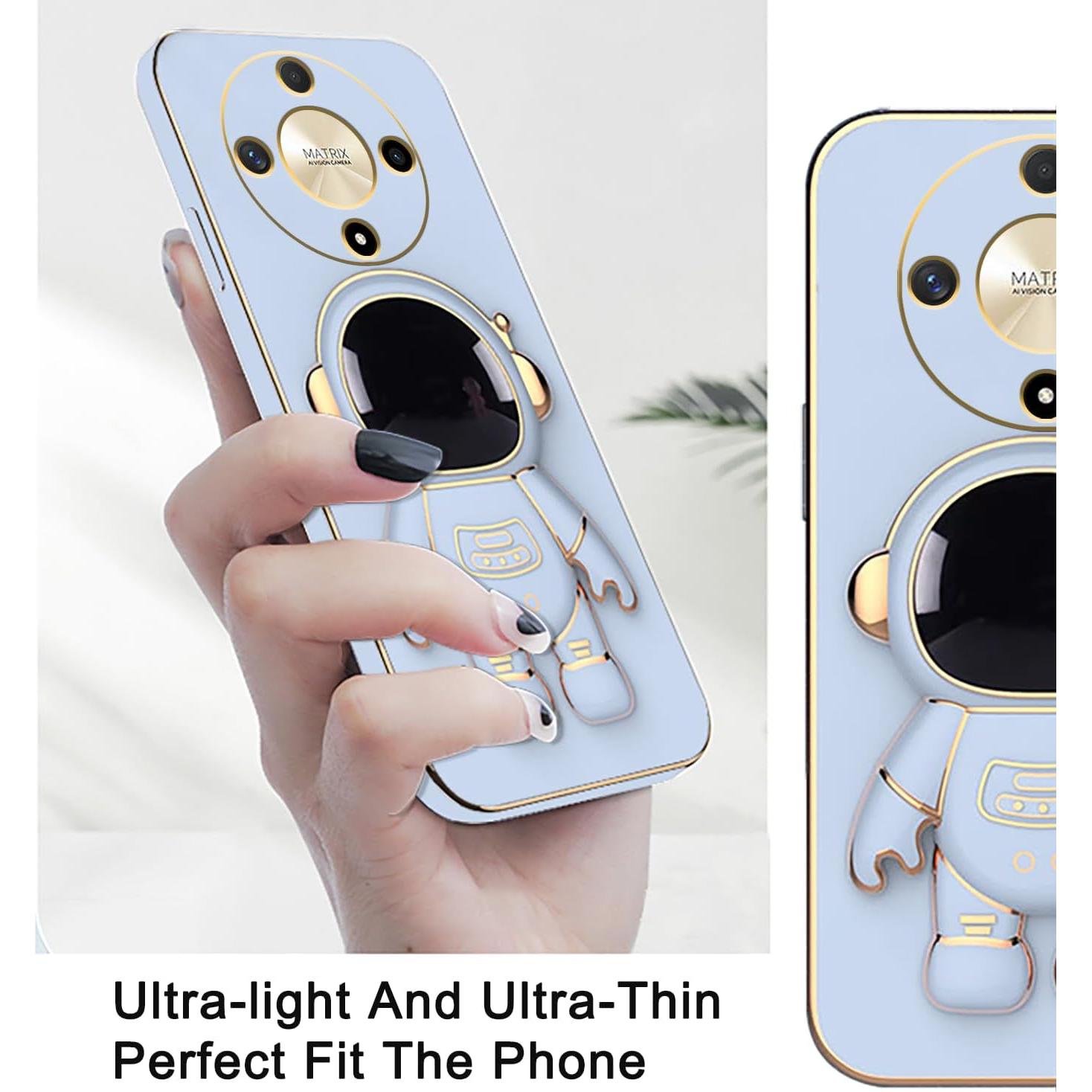 Funda Honor Magic 6 Lite Silicona TPU Astronauta Azul