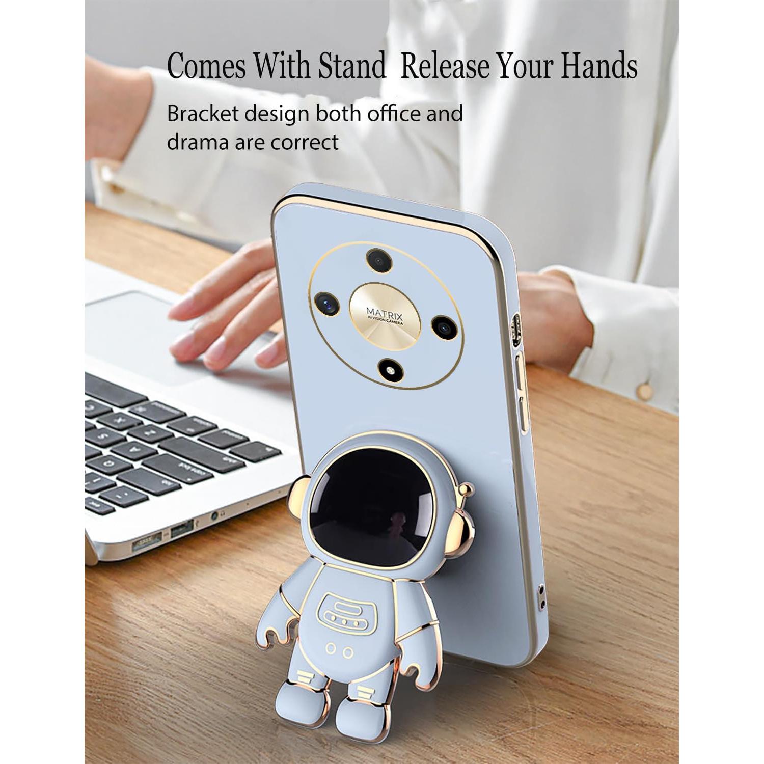 Funda Honor Magic 6 Lite Silicona TPU Astronauta Azul