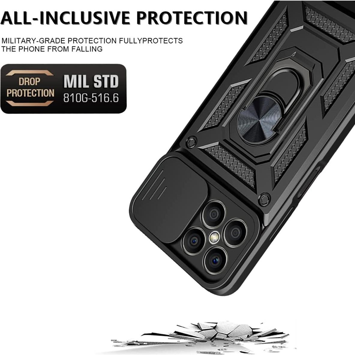 Funda de Grado Militar Ysnzaq para Honor X8 6.7" Negra
