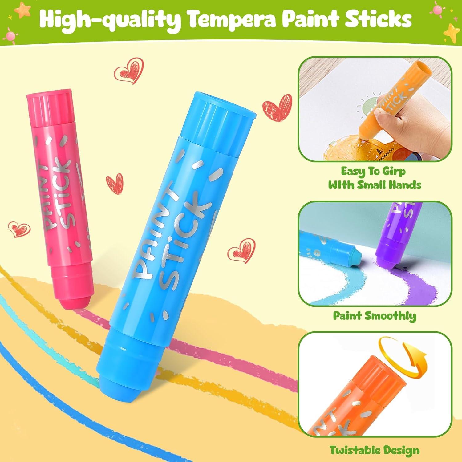 Set de Tizas de Pintura Tempera Duchong 24 Colores Lavables