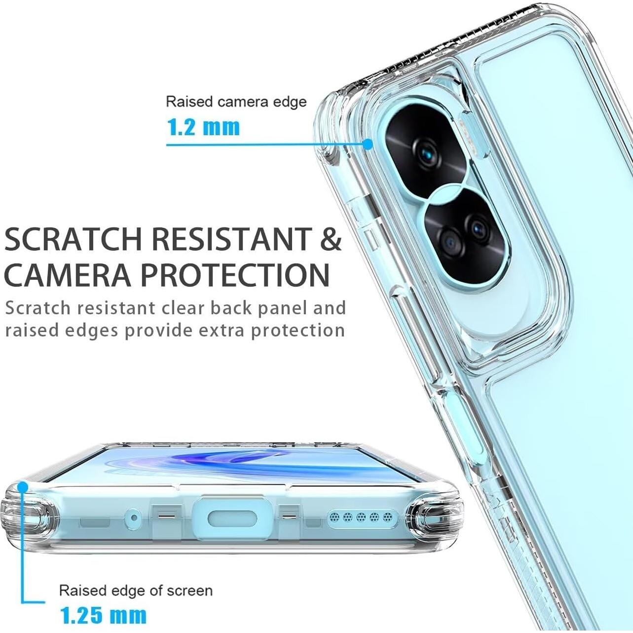 Funda Honor 90 Lite 5G Transparente con Protector de Pantalla