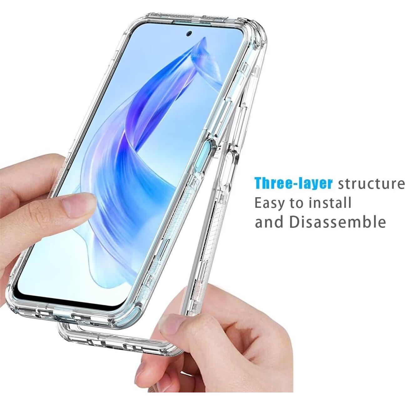 Funda Honor 90 Lite 5G Transparente con Protector de Pantalla