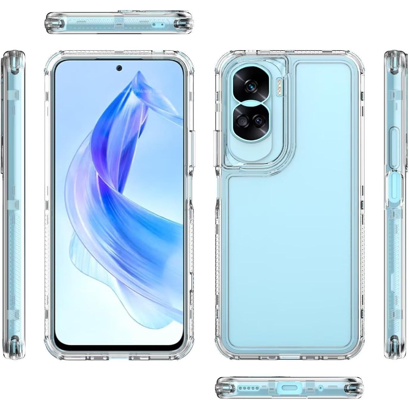 Funda Honor 90 Lite 5G Transparente con Protector de Pantalla