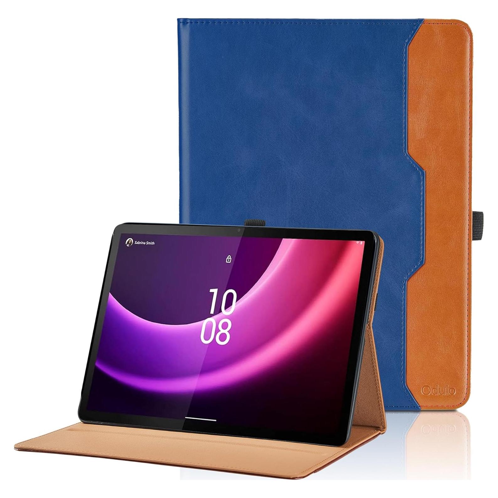 Funda de Cuero PU para Lenovo Tab P11 Gen 2 11.5" Azul