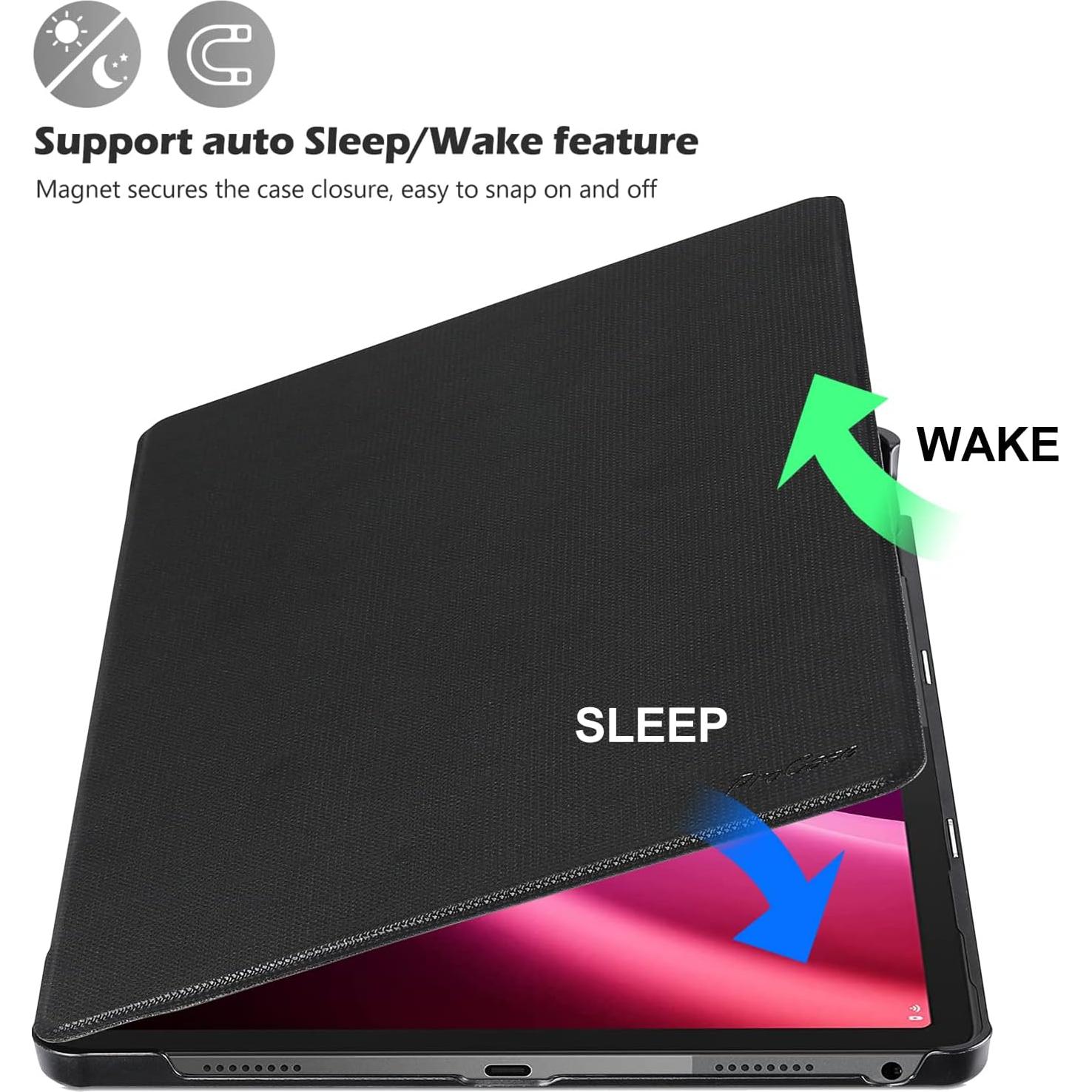 Funda ProCase para Lenovo Tab P11 2da Gen 11.5" Negra