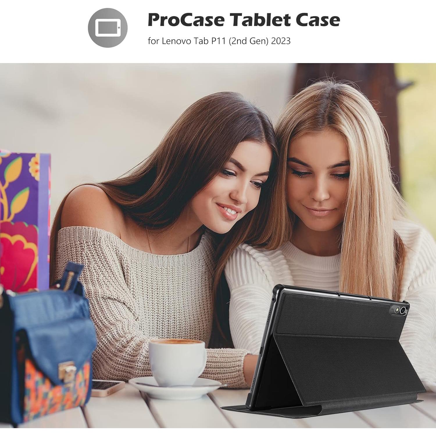 Funda ProCase para Lenovo Tab P11 2da Gen 11.5" Negra