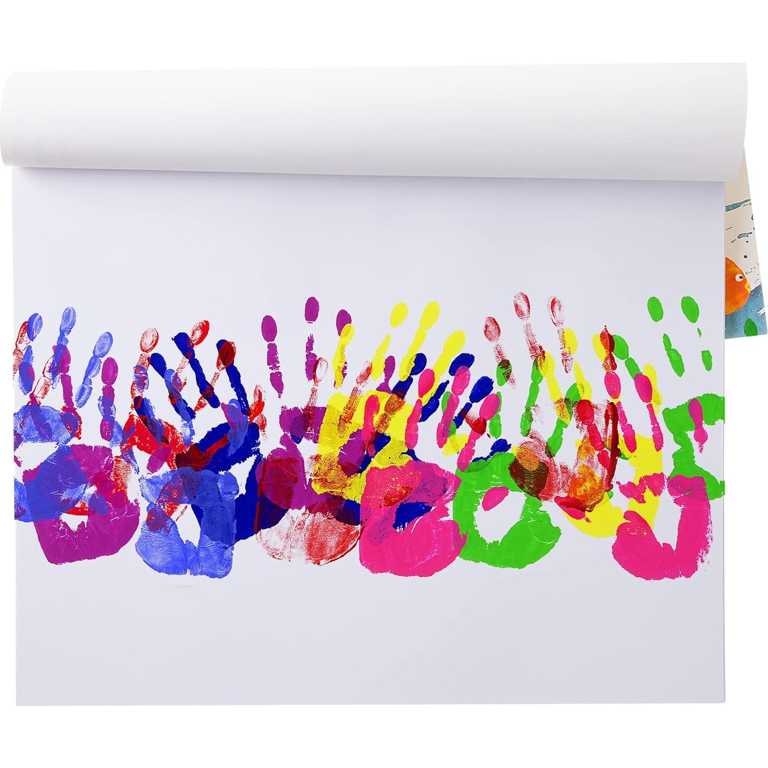 Papel para Pintura con Dedos Mr. Pen 22 Hojas 28x36 cm