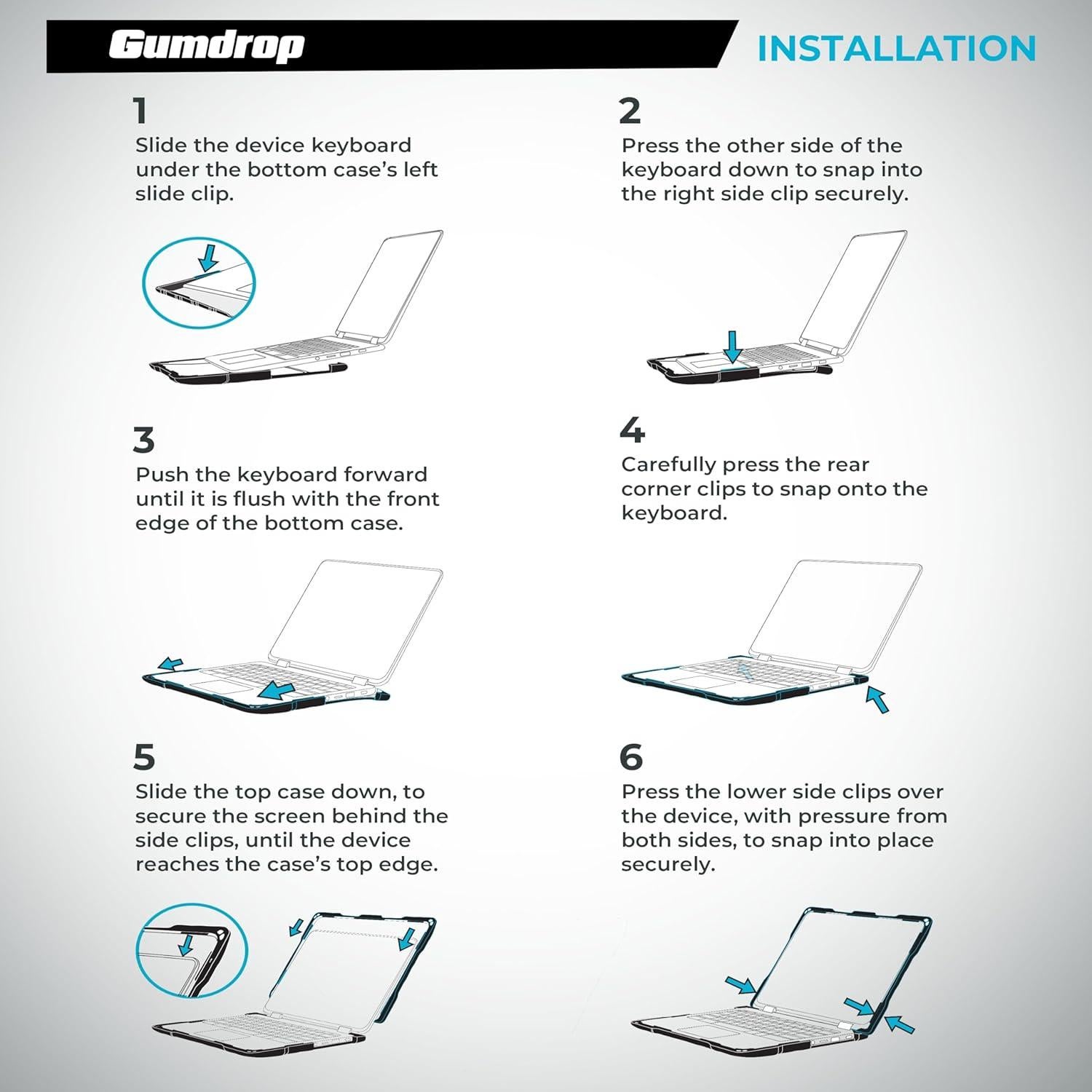 Funda SlimTech Gumdrop para Laptop Lenovo ThinkPad 11e Yoga