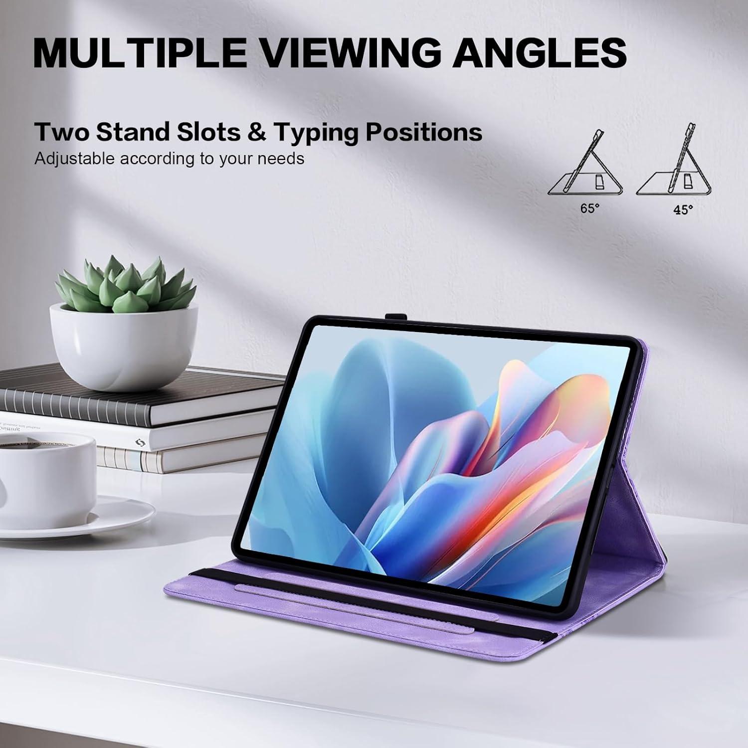 Funda PU Cuero Premium para Lenovo Tab Plus 11.5" 2024 - Púrpura