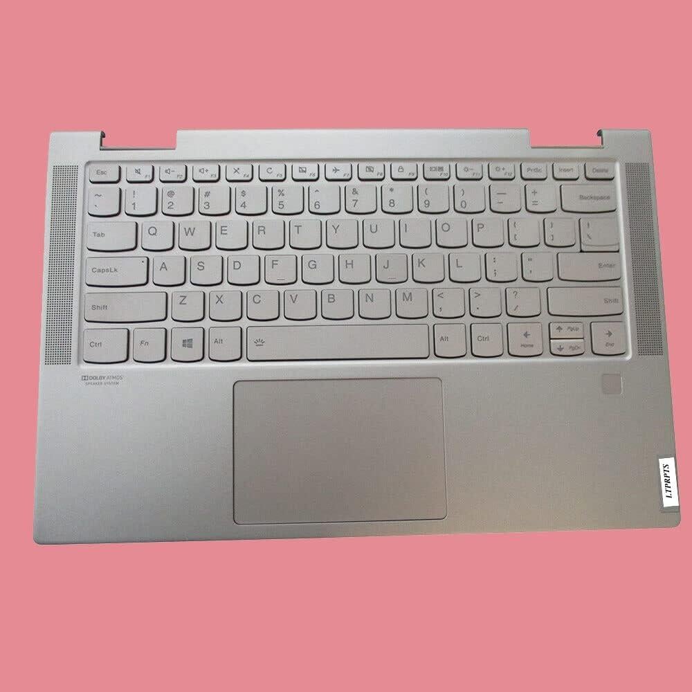 Palmrest Superior Lenovo Yoga C740-14IML Plateado con Teclado