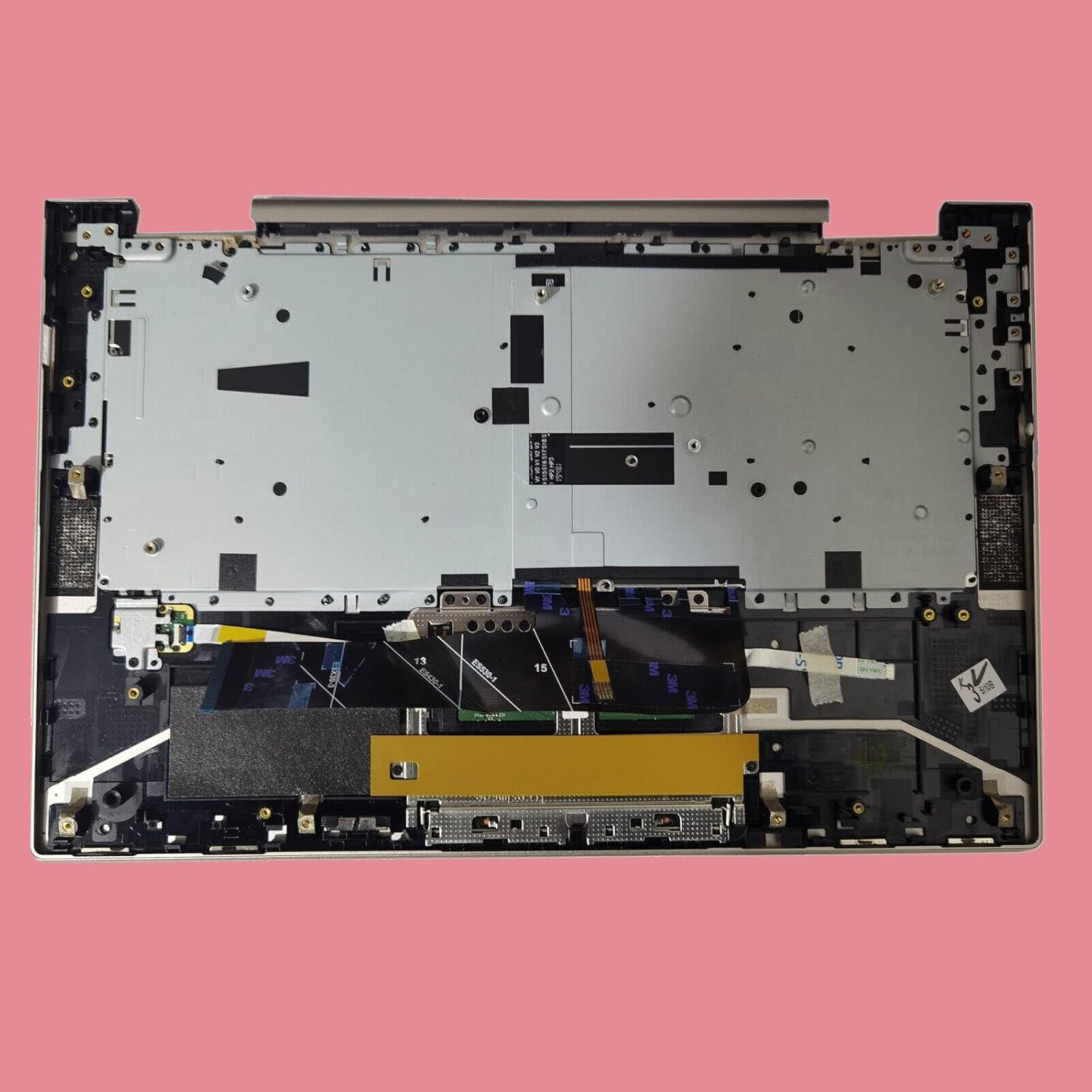 Palmrest Superior Lenovo Yoga C740-14IML Plateado con Teclado