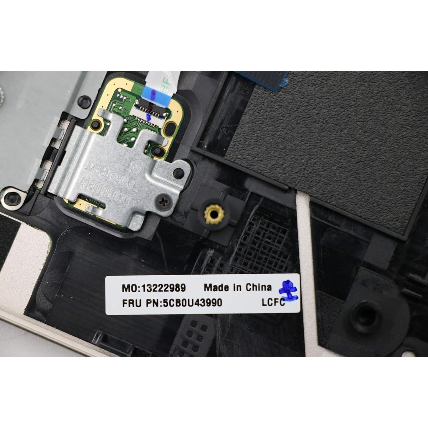 Palmrest Superior Lenovo Yoga C740-14IML Plateado con Teclado