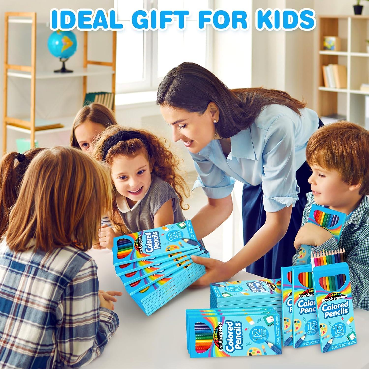 Lápices de Colores V-Opitos 168 Piezas Pre-afilados