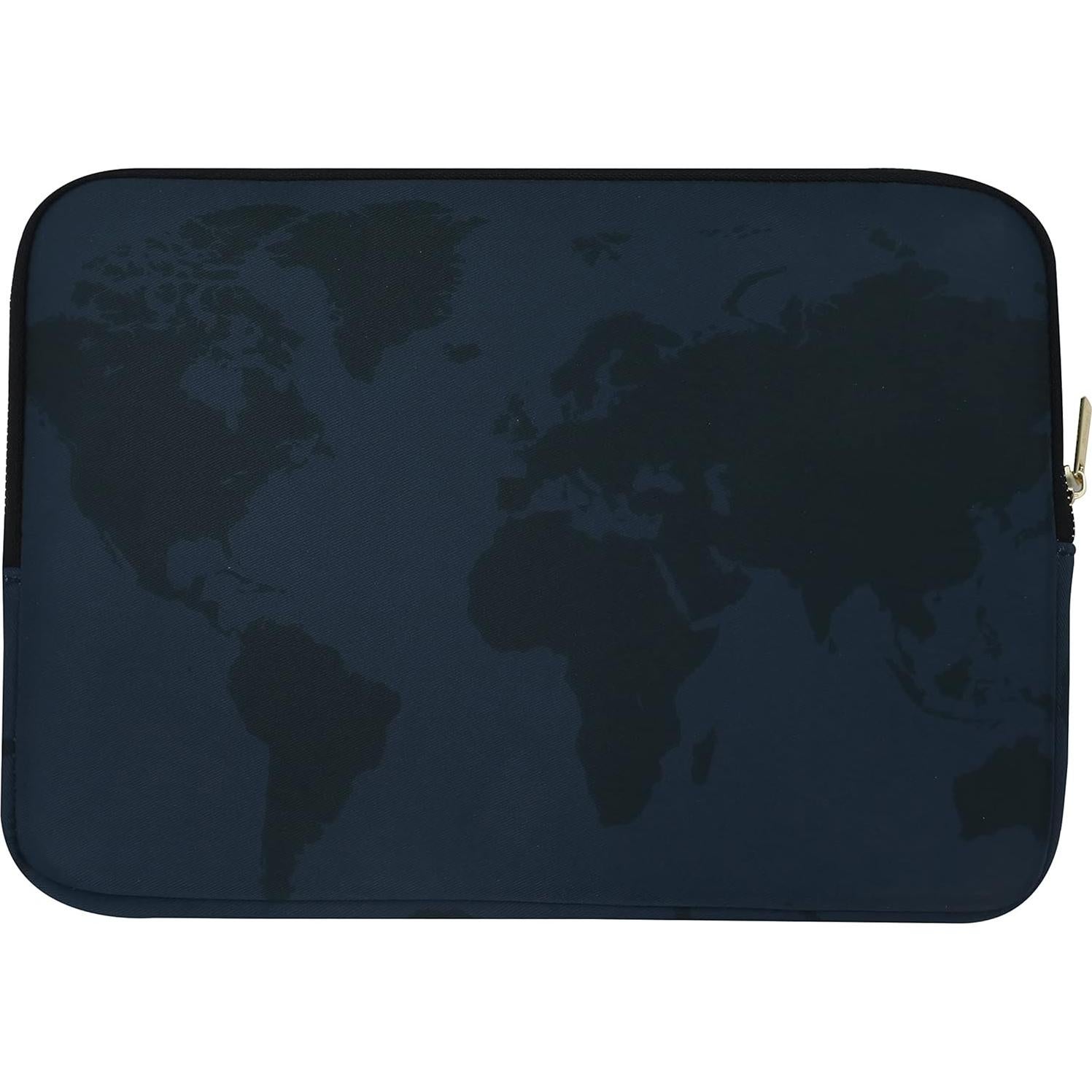 Funda para Laptop 13-14" Mr Wonderful Mapa Mundial Azul