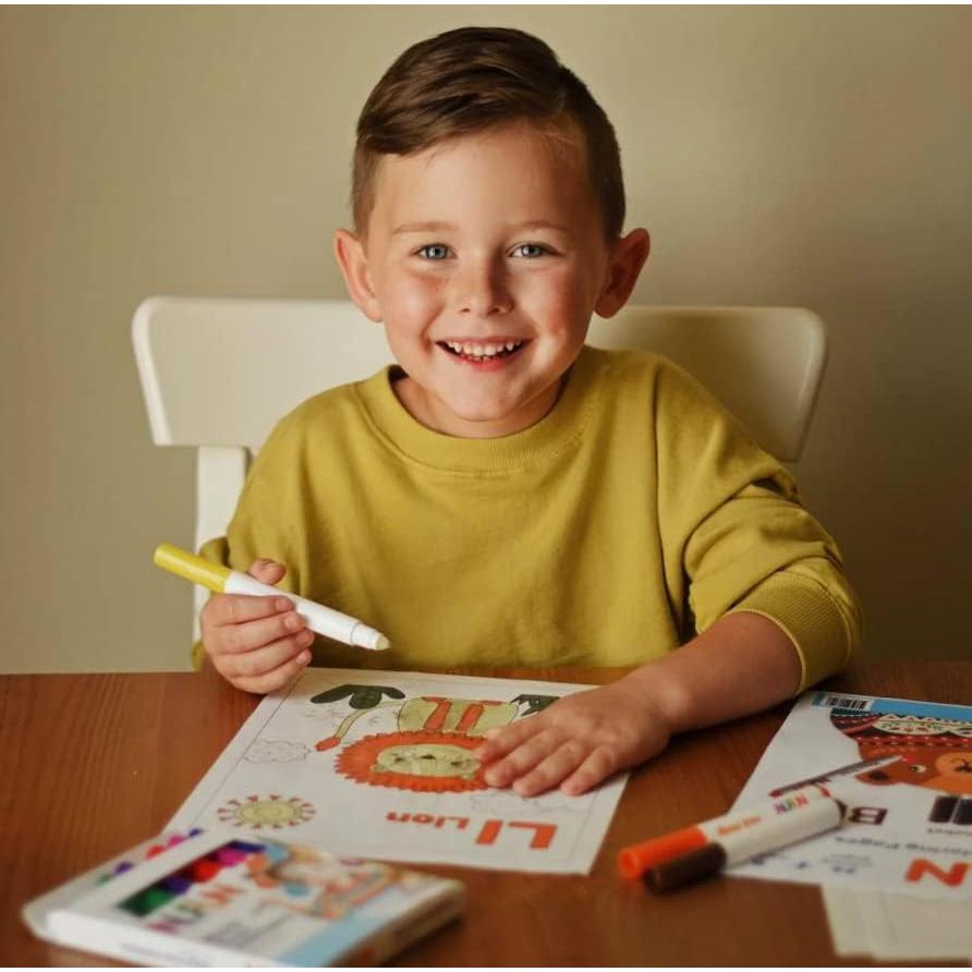 Conjunto de Coloreado Sin Desorden NuFun - Animales A-Z