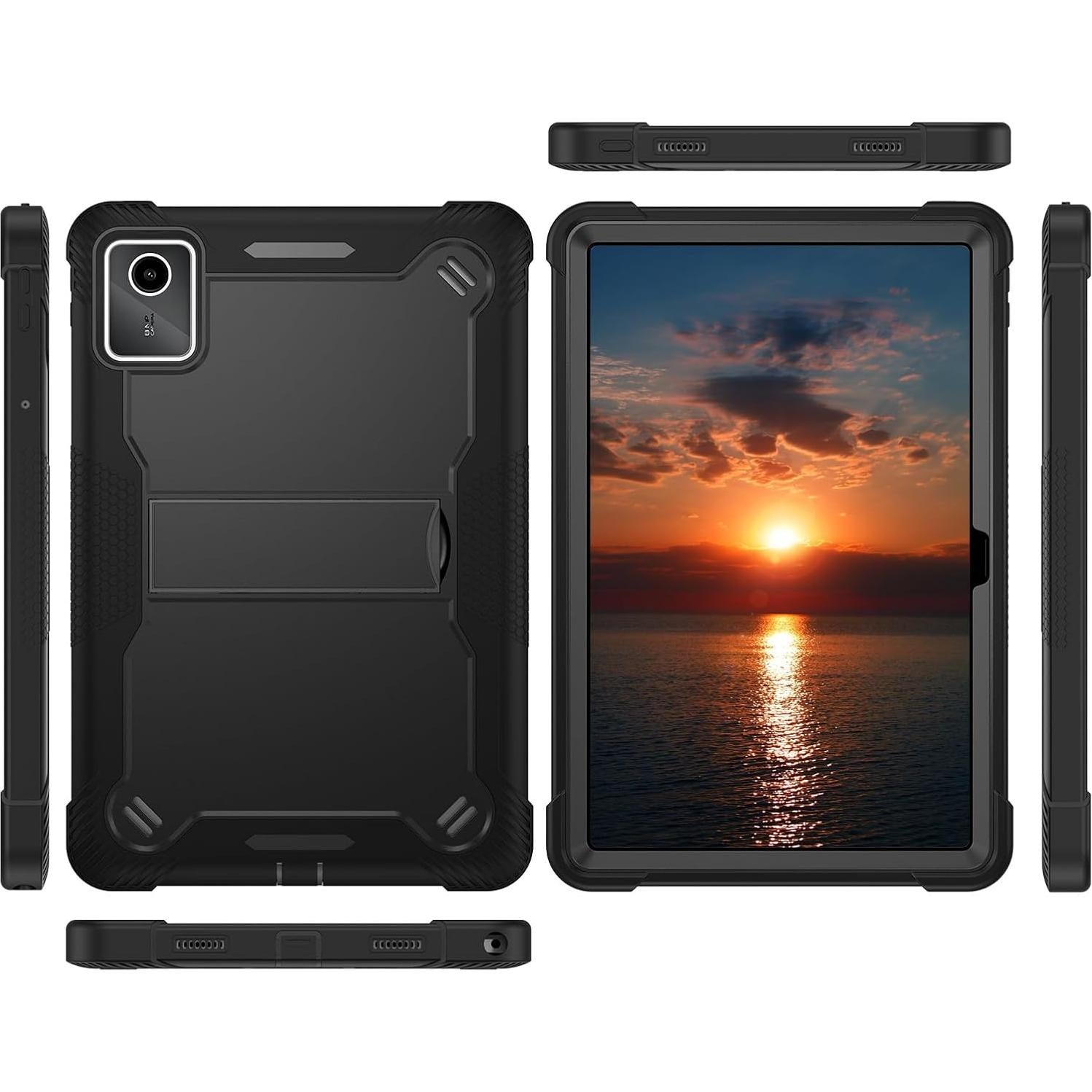 Funda YINLAI para Lenovo Tab M11 11" 2024 con Soporte Negro